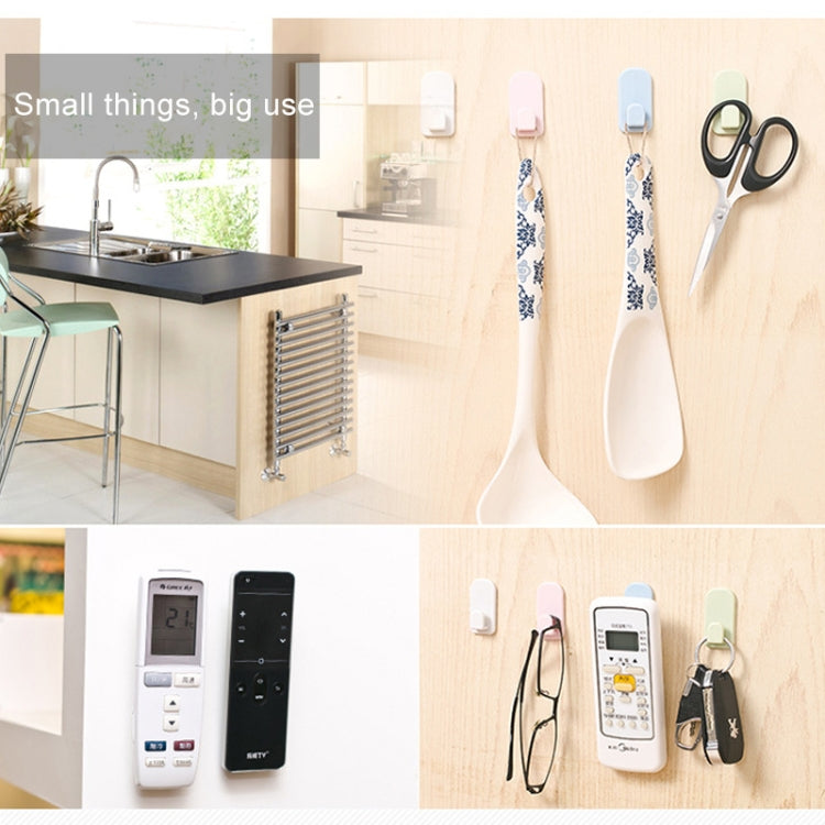 Paste Type Remote Control Receive Hook Multi-functional Wall Hooks, Random Color Delivery