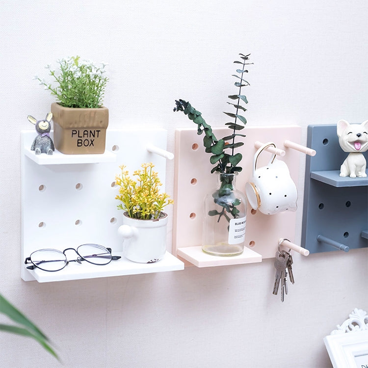 Plastic Board Living Room Bathroom Kitchen Wall Decoration Storage Shelf