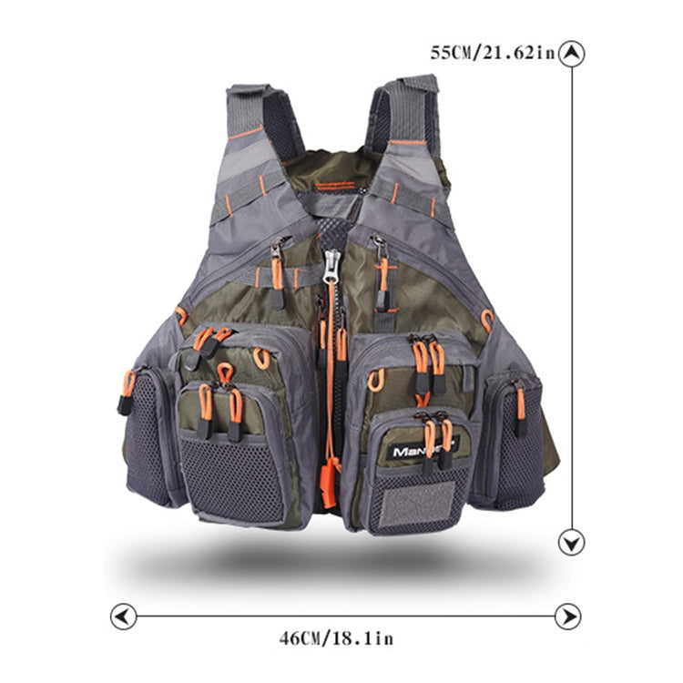 MANNER Outdoor Multifunctional Fishing Life Vest Swimming Life Jacket