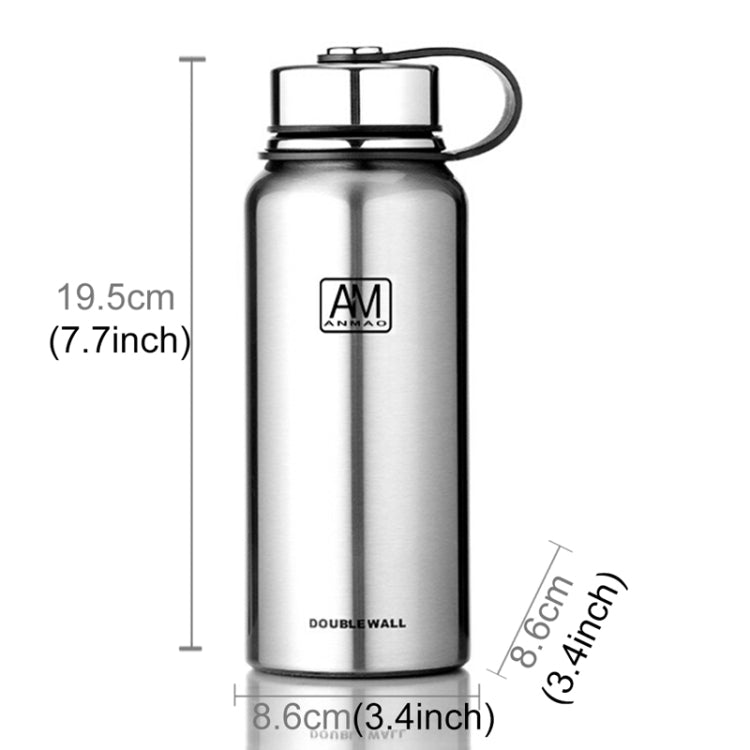 610ml Outdoor Vacuum Stainless Steel Heat Insulation Cup Portable Large Capacity Sports Bottle