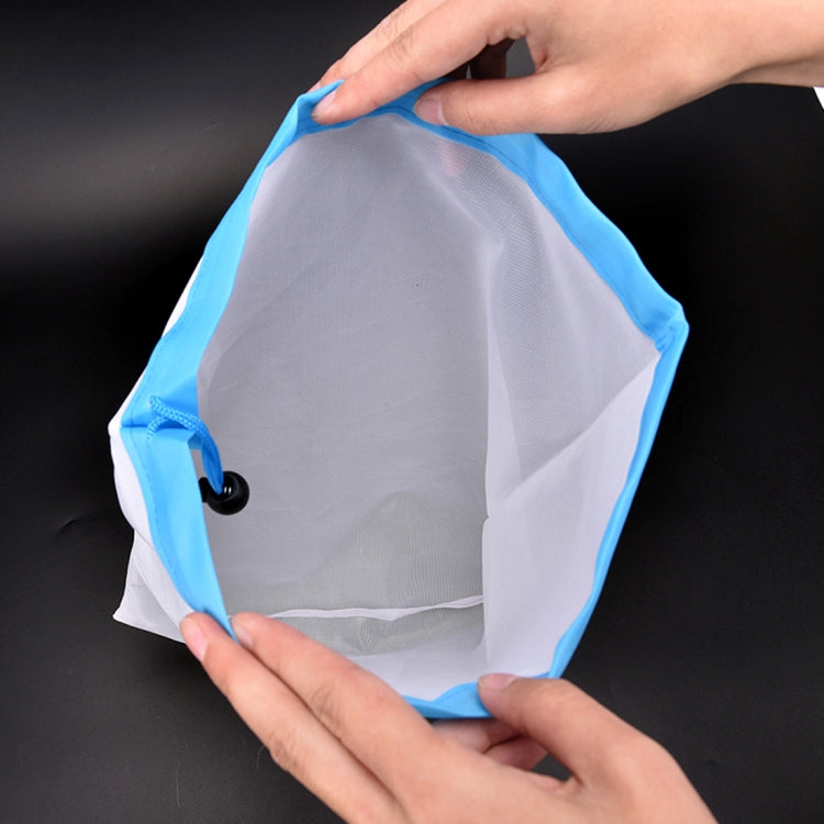 10 PCS Double-Stitched Strength Reusable Fruit Sandwich Pouch Mesh Storage Bags, Size: 30cm x 35cm, Random Color Delivery