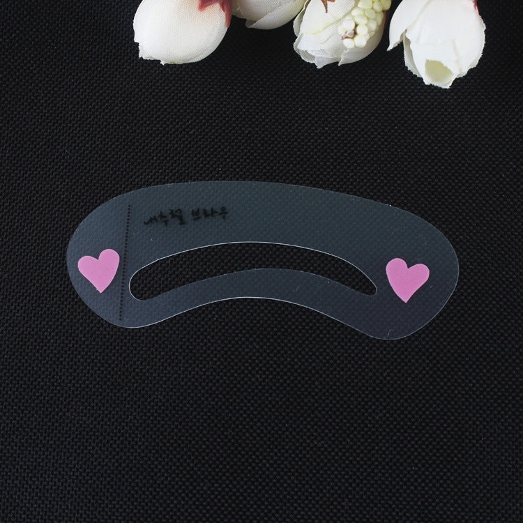 50 PCS 3 in 1 Eyebrow Stencil Shape Template Tools