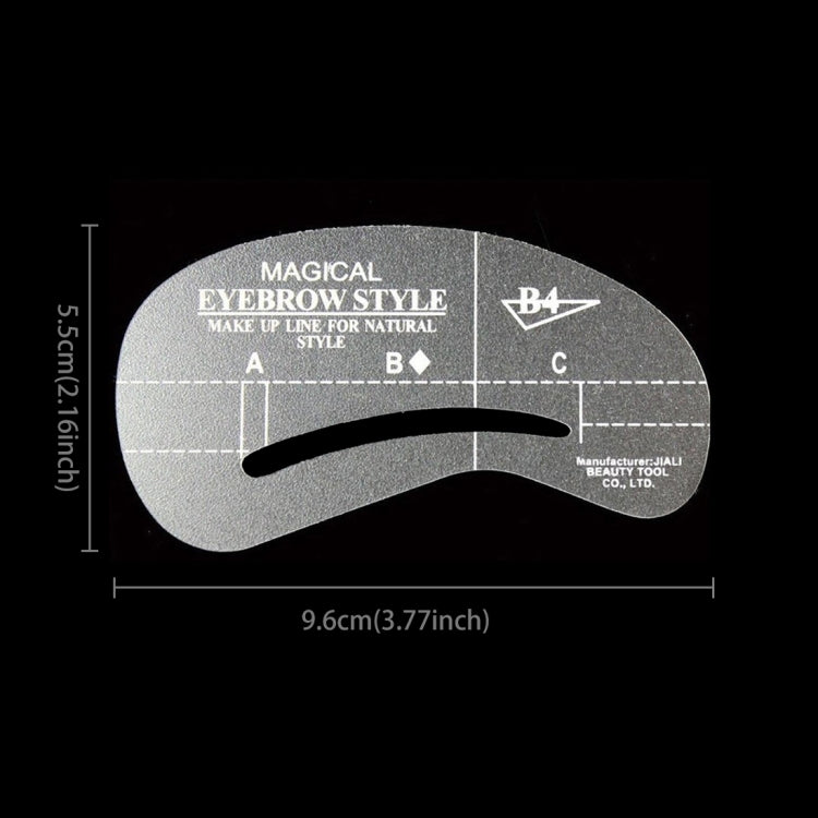 24 in 1 Eyebrow Stencil Shape Template Tools