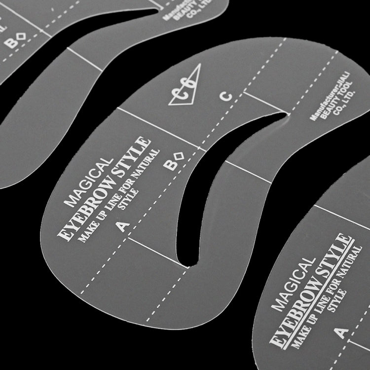 24 in 1 Eyebrow Stencil Shape Template Tools