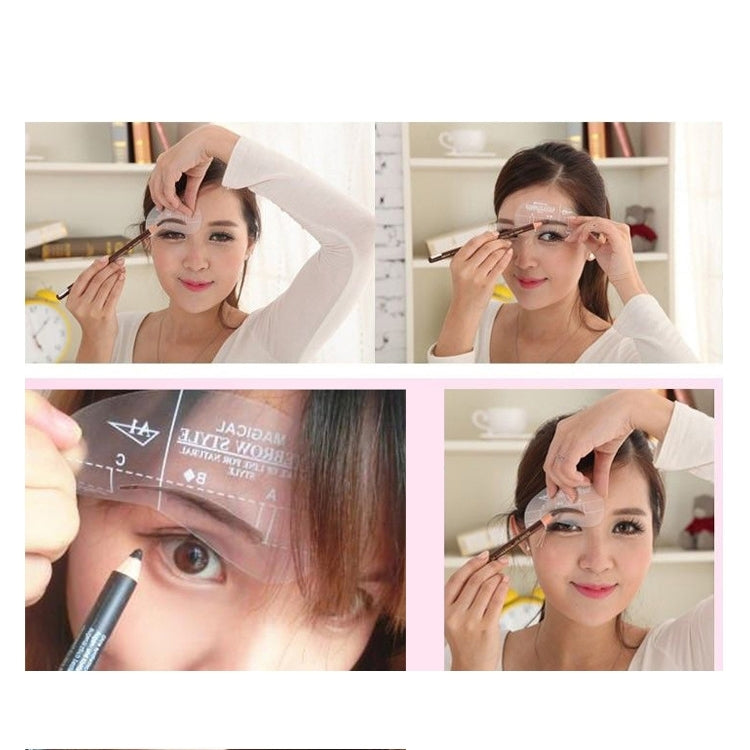 24 in 1 Eyebrow Stencil Shape Template Tools