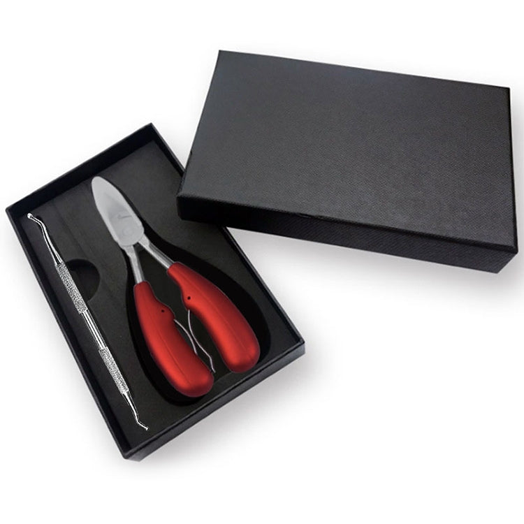 2 in 1 Nail Clipper for Paronychia Stainless Steel Olecranon Nail Nipper & Ingrown Nail Lifter