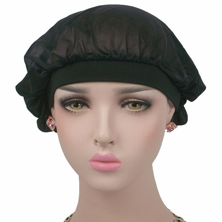 Coconut Nightcap Air Conditioning Cap Long Hair Cap Wide Band Satin Bonnet