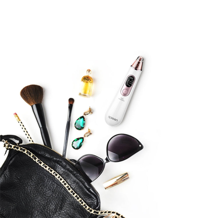 Xpreen Rechargeable Pore Cleanser Home Facial Beauty Device with LED Screen & 4 Probes