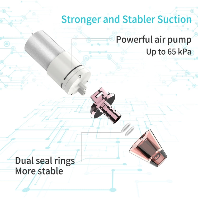 Xpreen Rechargeable Pore Cleanser Home Facial Beauty Device with LED Screen & 4 Probes