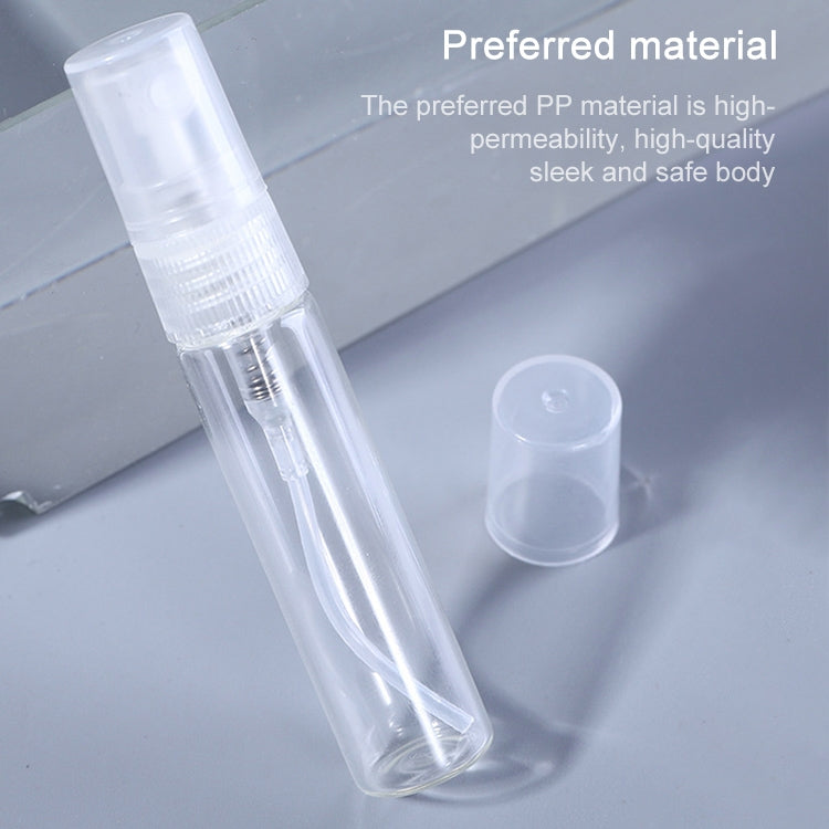 50 PCS Perfume Bottle Spray Bottle Perfume Bottle Empty Bottle, Capacity:7ML (Transparent)