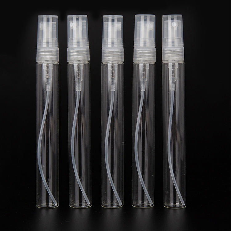 50 PCS Perfume Bottle Spray Bottle Perfume Bottle Empty Bottle, Capacity:10ML (Transparent)