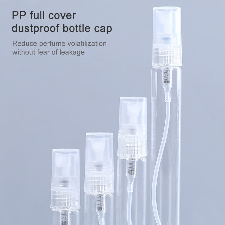 50 PCS Perfume Bottle Spray Bottle Perfume Bottle Empty Bottle, Capacity:10ML (Transparent)