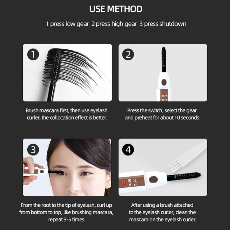 K-CU1908 Portable USB Charging Digital Display Perm Eyelash Curler