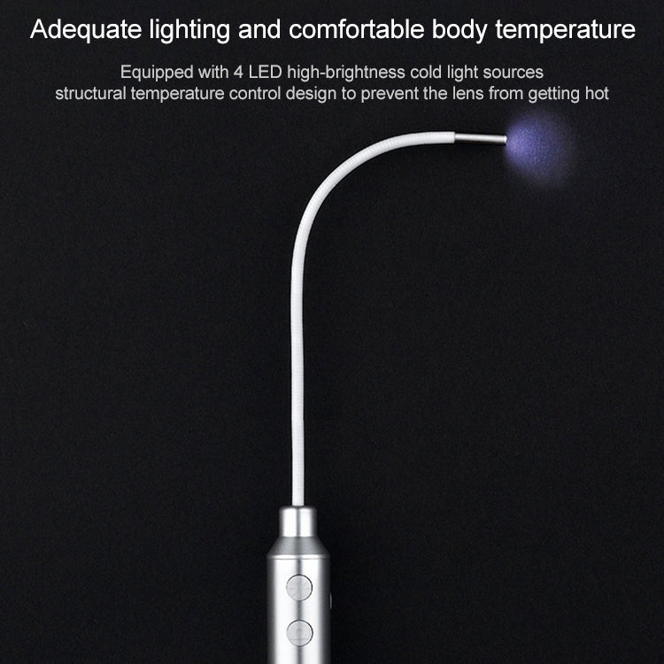 Supereyes Y001 Ear Mite Mouth Electronic Digital Fixed Focus Endoscope