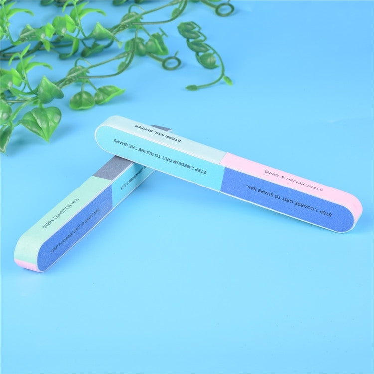 10pcs Seven Sided Polishing Bar Nail File Buffers Polisher for Fingernails and Toenails
