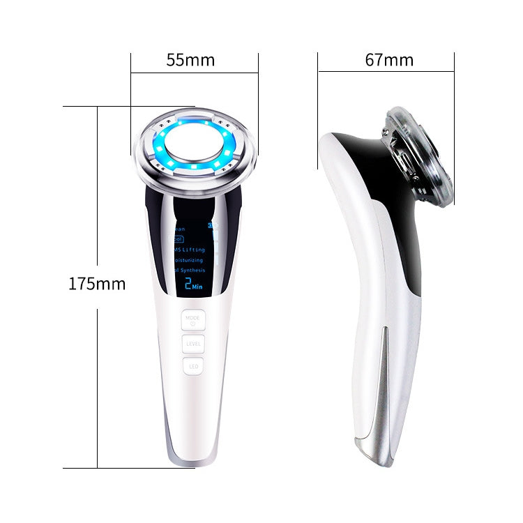 BLK-D818 Facial Beauty Instrument Hot and Cold Color Skin Rejuvenation Instrument EMS Micro Current Beauty Introduction Instrument
