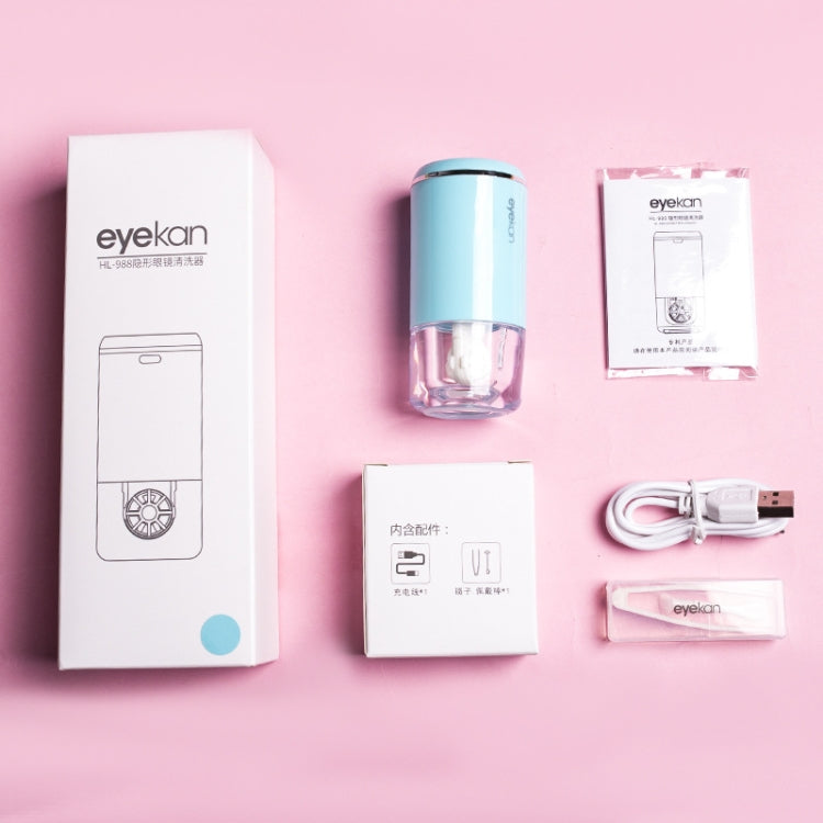 Eyekan HL-988 Ultrasonic Automatic Cleaner Beauty Lens Electric Cleaning Instrument