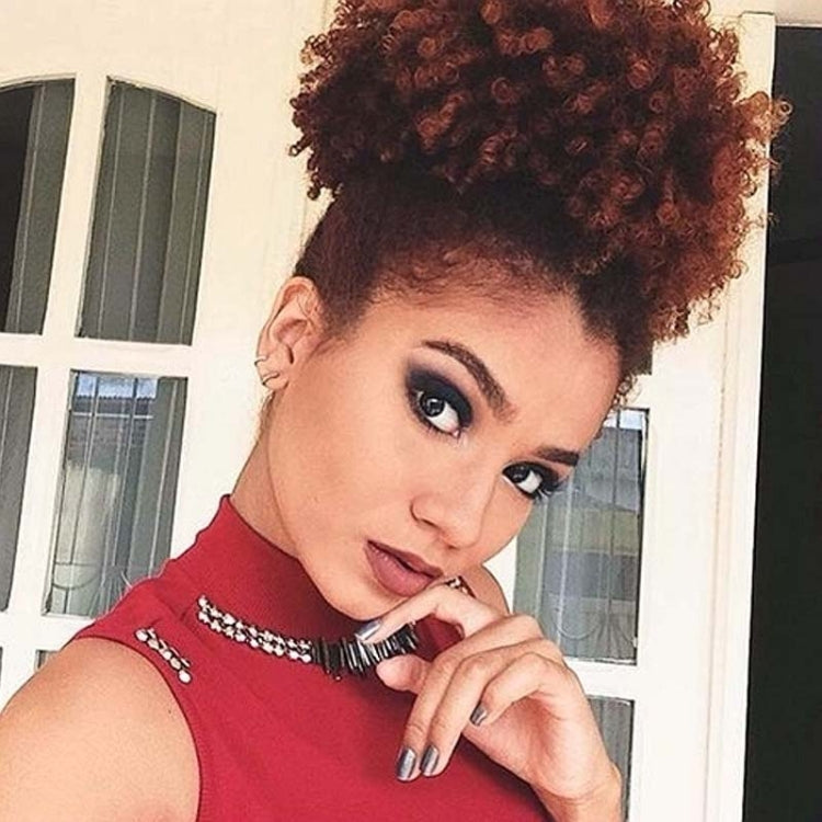 FBBZT02 European and American Black People Explosion Head Fluffy Curl Hair Net Wig