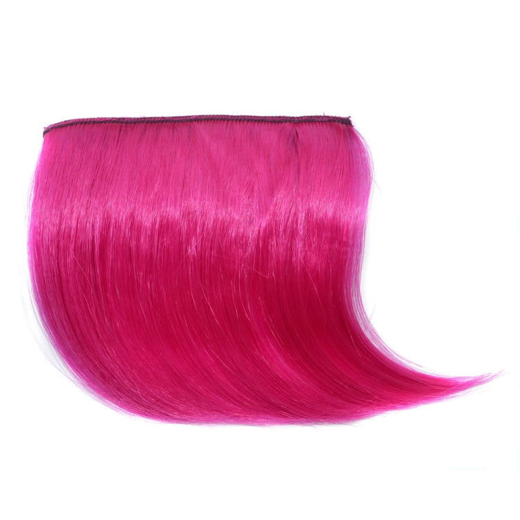 Color Gradient Invisible Seamless Hair Extension Wig Piece Straight Hair Piece Color Bangs Hair Piece