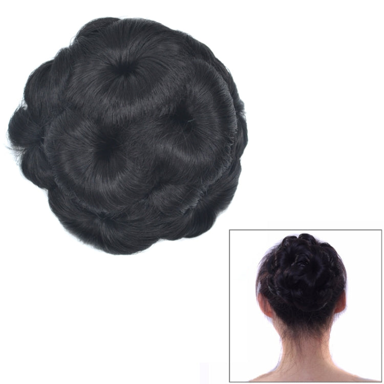 Wig Ball Head Flower Hairpin Hair Bag Wig Headband for Bride