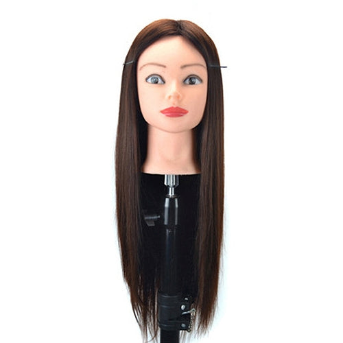 Practice Disc Hair Braided Mannequin Head Wig Styling Trimming Head Model