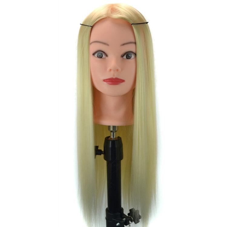 Practice Disc Hair Braided Mannequin Head Wig Styling Trimming Head Model