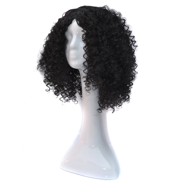 T191006 European and American Wig Headgear with Short and Small Curly Hair for Women