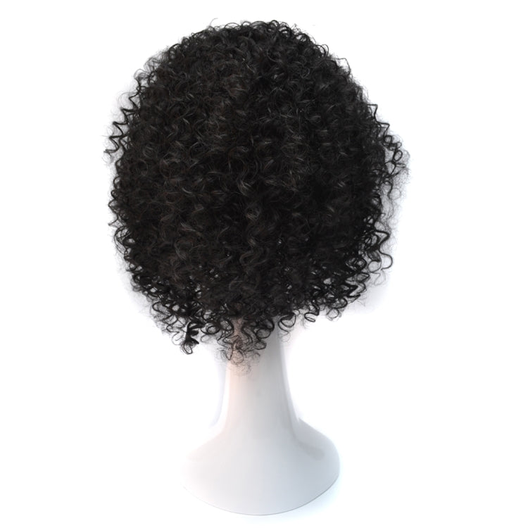 T191006 European and American Wig Headgear with Short and Small Curly Hair for Women