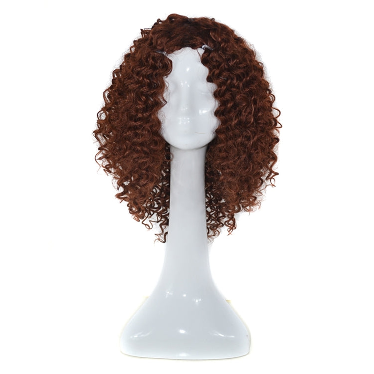 T191006 European and American Wig Headgear with Short and Small Curly Hair for Women