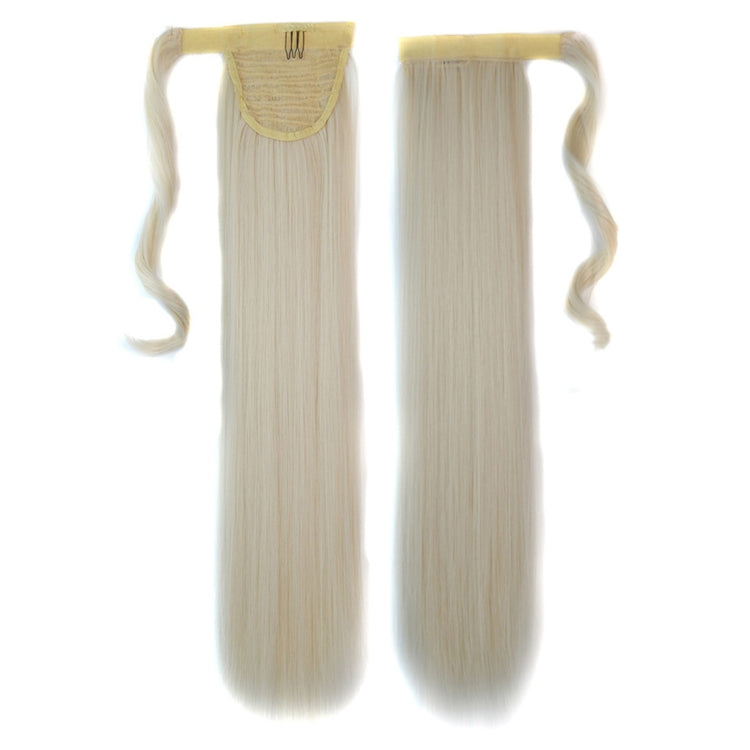 60# Invisible Seamless Bandage-style  Wig Long Straight Hair Wig Ponytail