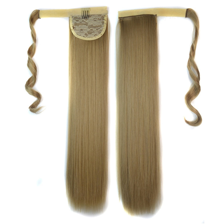 16# Invisible Seamless Bandage-style  Wig Long Straight Hair Wig Ponytail