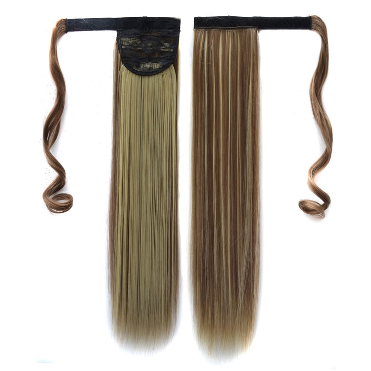18H613# Invisible Seamless Bandage-style  Wig Long Straight Hair Wig Ponytail