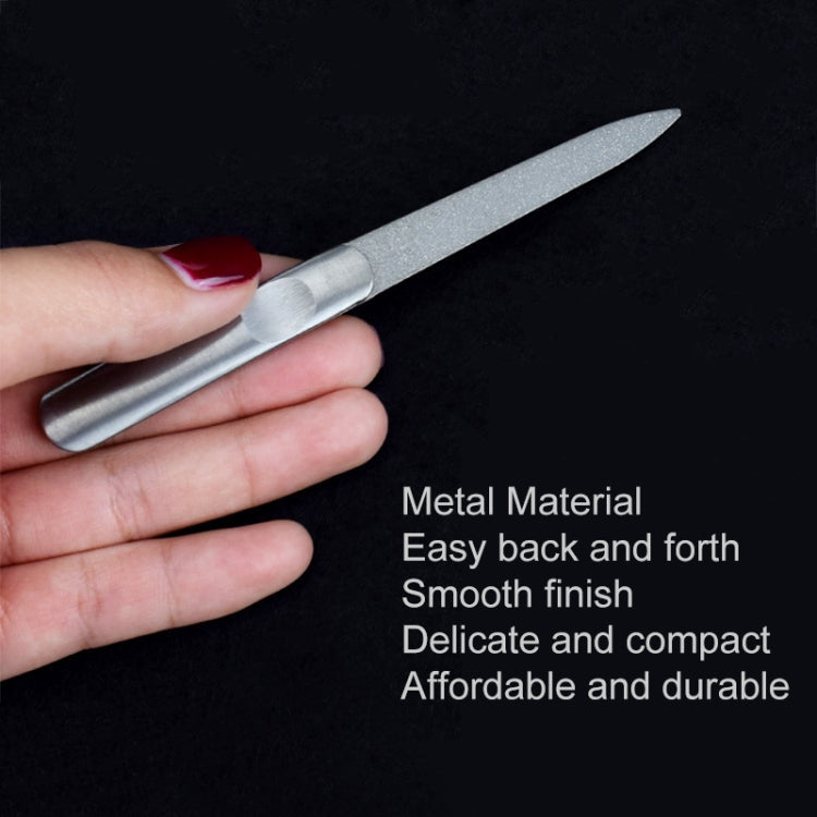 Stainless Steel Polished Nail File, Length : 95mm