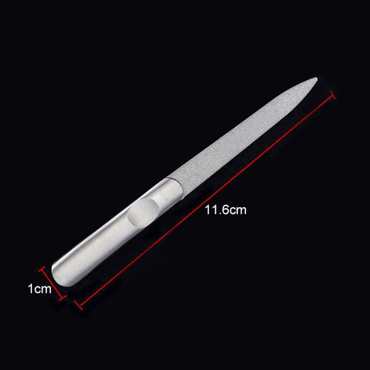 Stainless Steel Polished Nail File, Length : 95mm