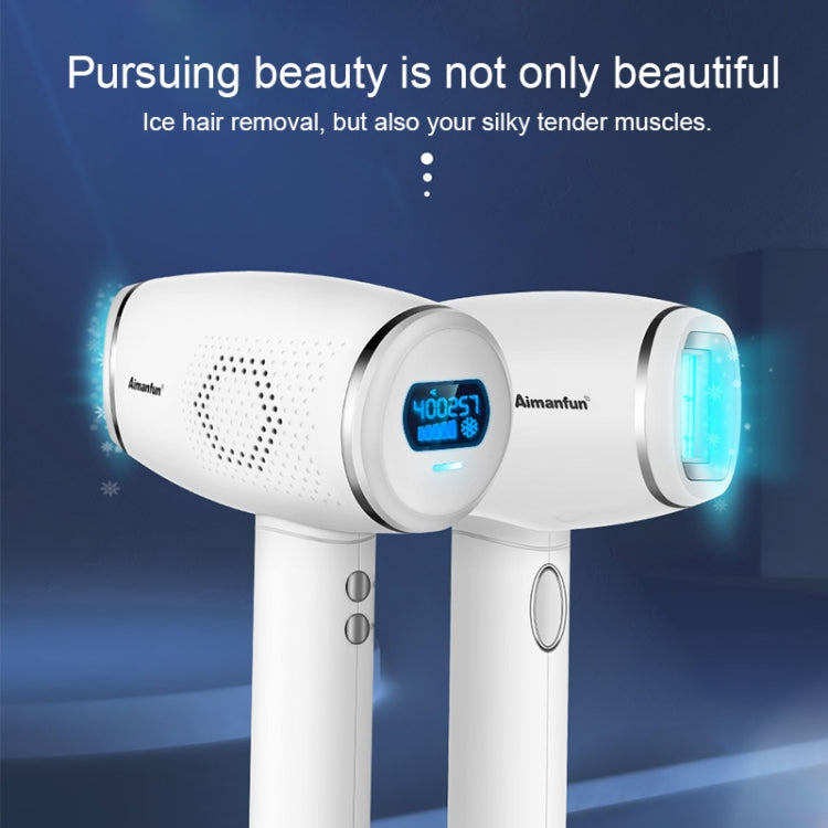 Household Portable Electric Ice Feel Laser Hair Removal Instrument with LCD Screen, EU Plug