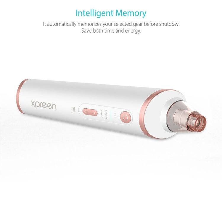 XPREEN XPRE037 Wireless Charging  Multi-function Blackhead Extractor Pore Cleanser with Four Probes & LED Lighting Function