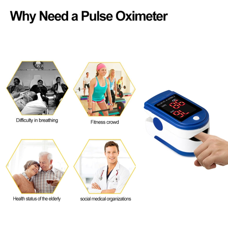 Precision Finger Pulse Oximeter Blood Oxygen Monitor
