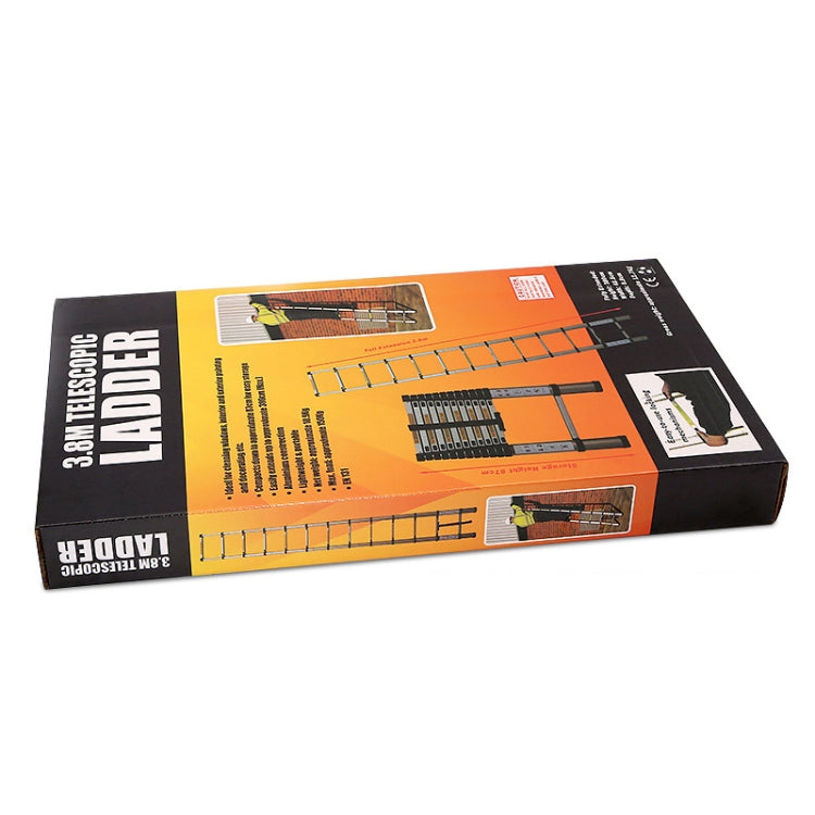 Multifunctional Thickened Aluminum Alloy Single-sided Telescopic Ladder, Size: 2.6m