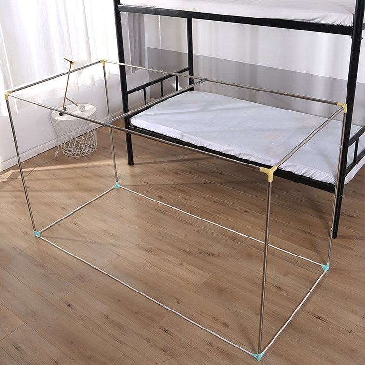 Student Dormitory Square Ceiling Zipper Mosquito Net Encryption Zipper Single Door Defence Mosquito for Lower Berth