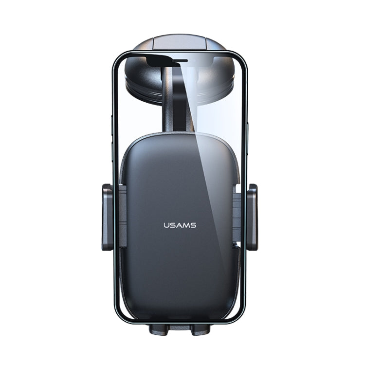 USAMS ZJ063 Car Center Console Retractable Phone Holder for 4.7-7.2 inch Mobile Phones