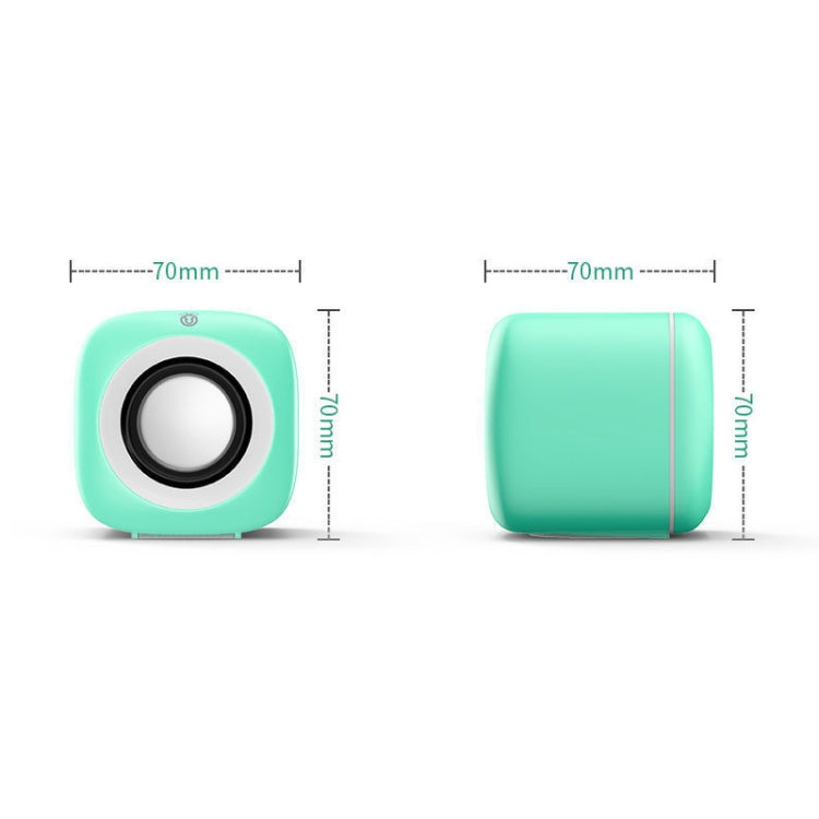 A1 USB Wire-controlled 9D Subwoofer Sound Mini Wired Speaker, Premium Version