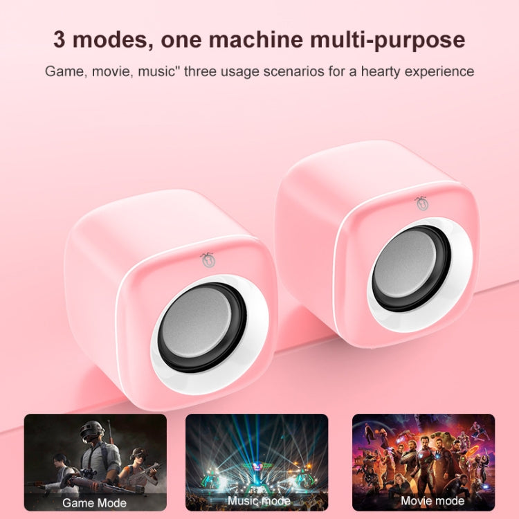 A1 USB Wire-controlled 9D Subwoofer Sound Mini Wired Speaker, Premium Version