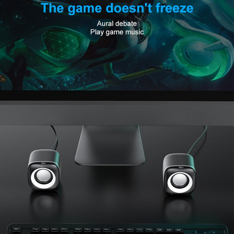 A1 USB Wire-controlled 9D Subwoofer Sound Mini Wired Speaker, Premium Version