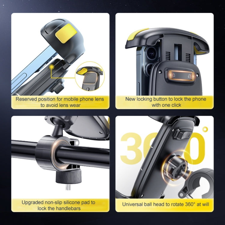 Motorcycle Bicycle Phone Riding Holder Bracket