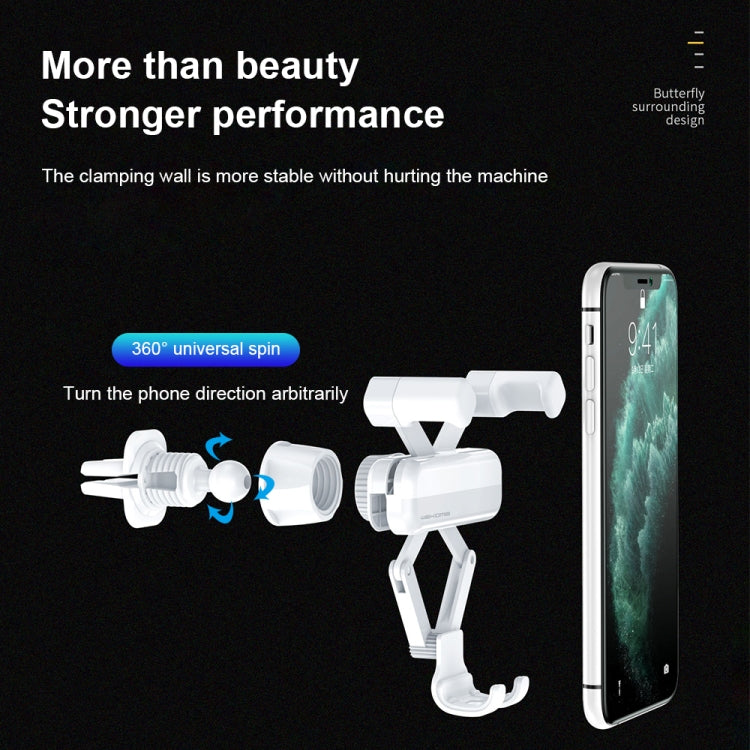 WK WA-S41 iDeal Series Car Gravity Bracket Car Air Outlet FoldingMobile Phone Holder Bracket