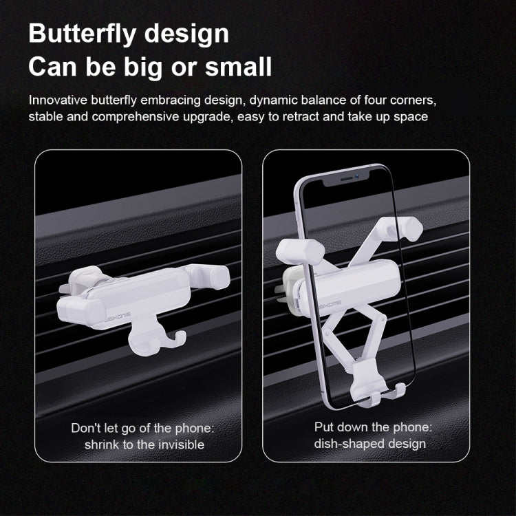 WK WA-S41 iDeal Series Car Gravity Bracket Car Air Outlet FoldingMobile Phone Holder Bracket