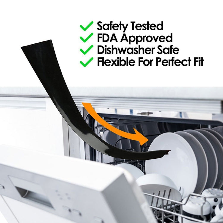 2 PCS 25 inches Gas Stove Slit Strip Antifouling Dustproof Waterproof Kitchen Sealing Strip