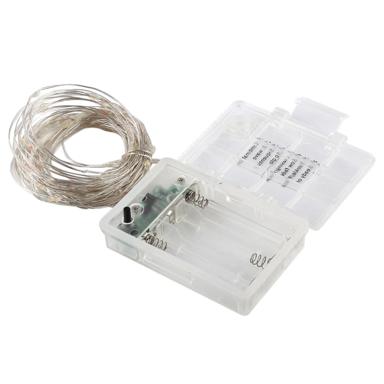 50 LEDs 3 x AA Batteries Box Fairy Lamp Decorative Light with Remote Control, DC 5V