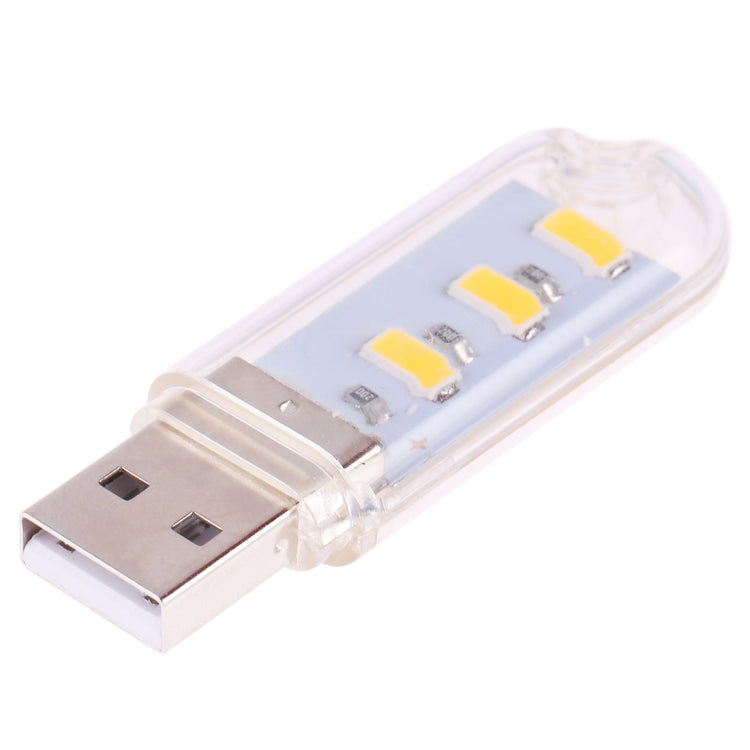 3 LEDs 5730 SMD USB LED Book Light Portable Night Lamp