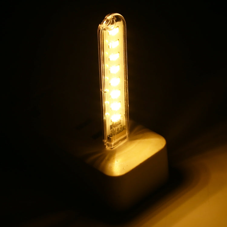 3W 8 LEDs 5730 SMD USB LED Book Light Portable Night Lamp, DC 5V
